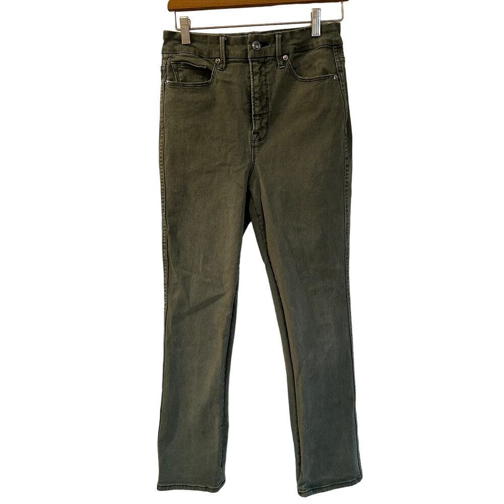 Good American Green Jeans sz 28 Good Curve Jeans sz 6